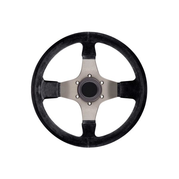 Simple Black Leather Steering Wheel